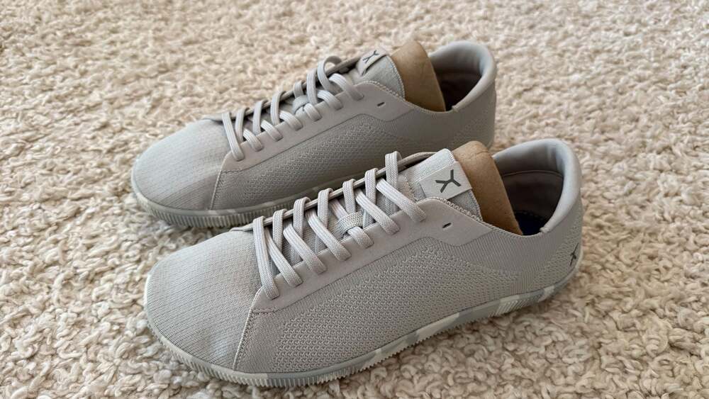 Flux Adapt Trainer Mens Grey Camo Barefoot Athletic Knit Shoes Sneaker Size 12.5